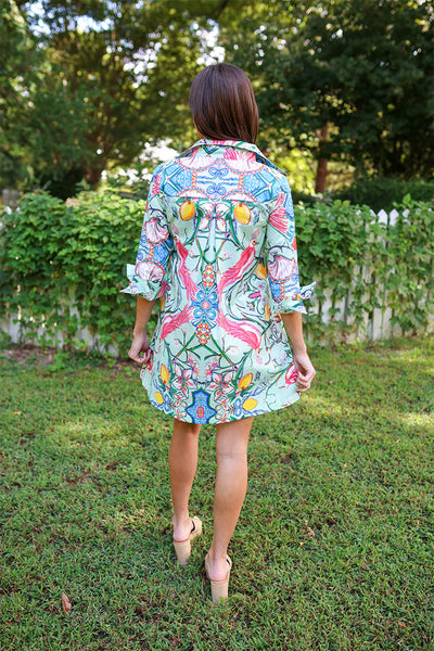 Mint Chinois© Shirt Dress Short