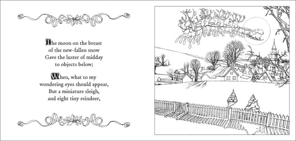 The Night Before Christmas Coloring Book: The Classic Edition