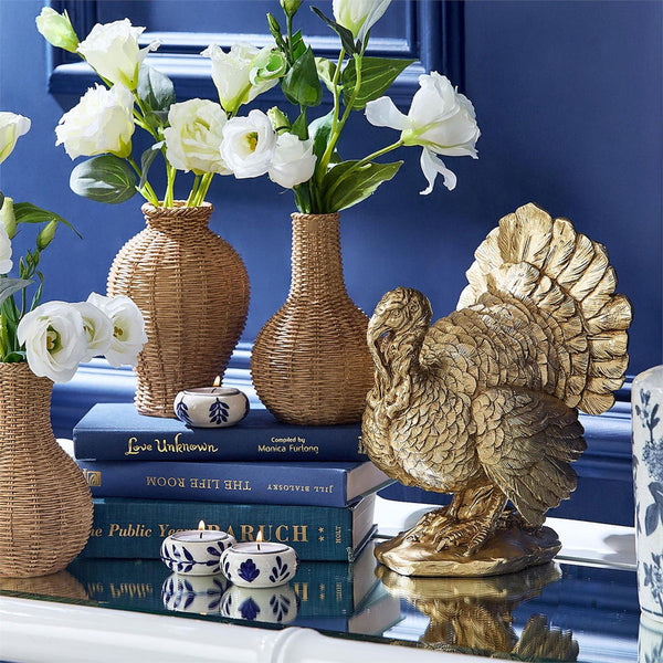 Golden Turkey Figurine