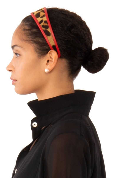 Leopard Headband | Leo Orange