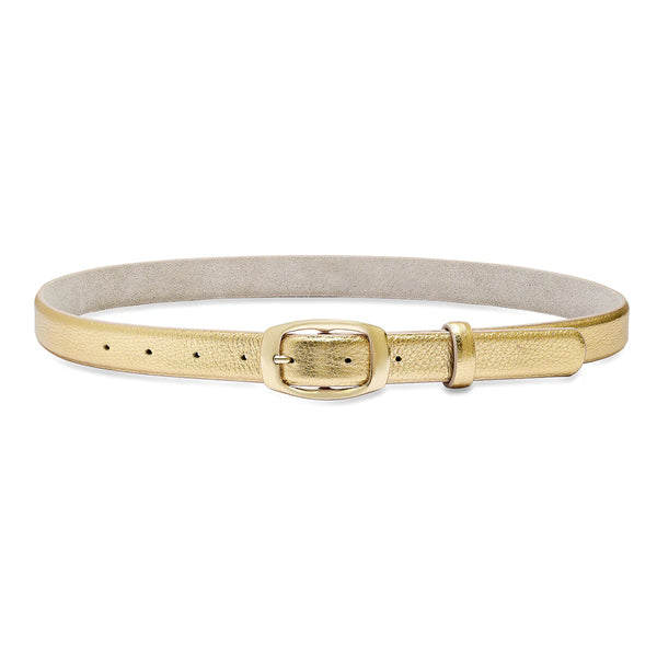 Mini-Oakwood Belt | Metallic Gold