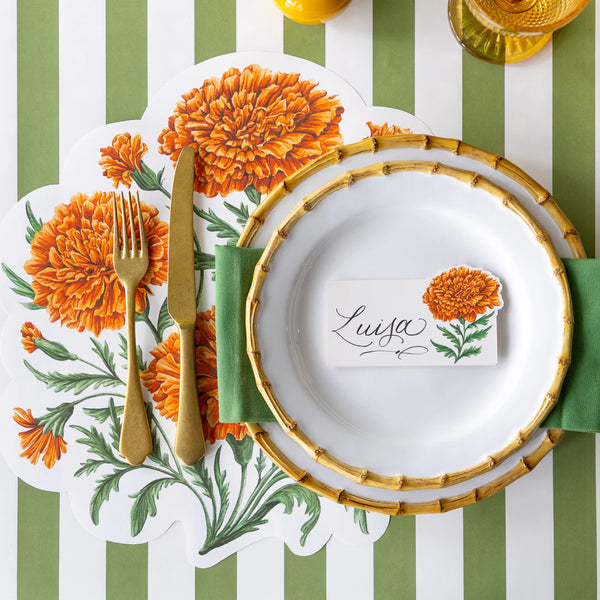 Die-cut Marigold Bouquet Placemat