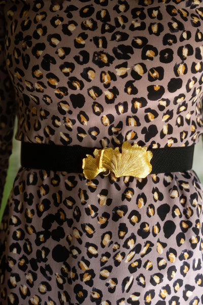 Black Interchangeable Stretch Belt Band