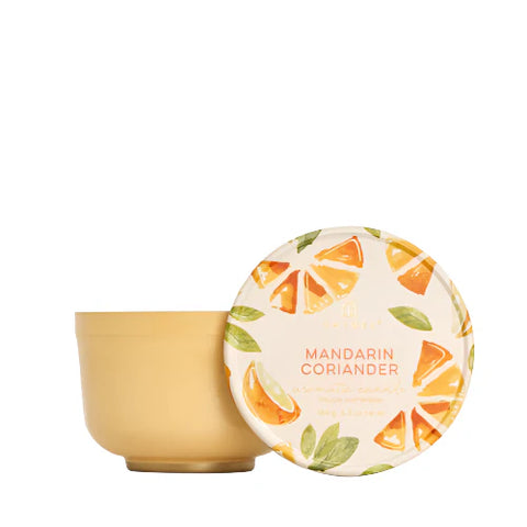 Mandarin Coriander Poured Candle Tin
