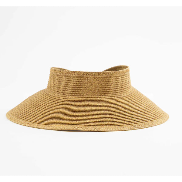 Signature Women's Ultrabraid Large Brim Visor | Coffee