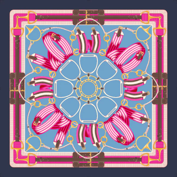 Saddle Up Silk Scarf