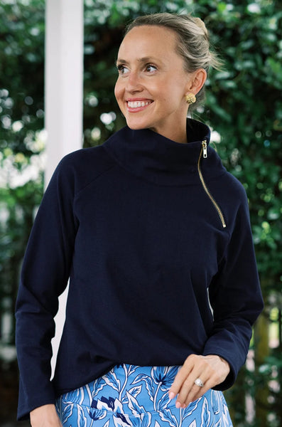 The Bowen Sweatshirt in SuperSoft Navy