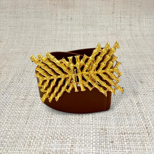 XX Bamboo Belt Buckle
