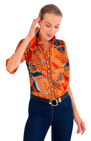 Boyfriend Shirt - Ditto Orange