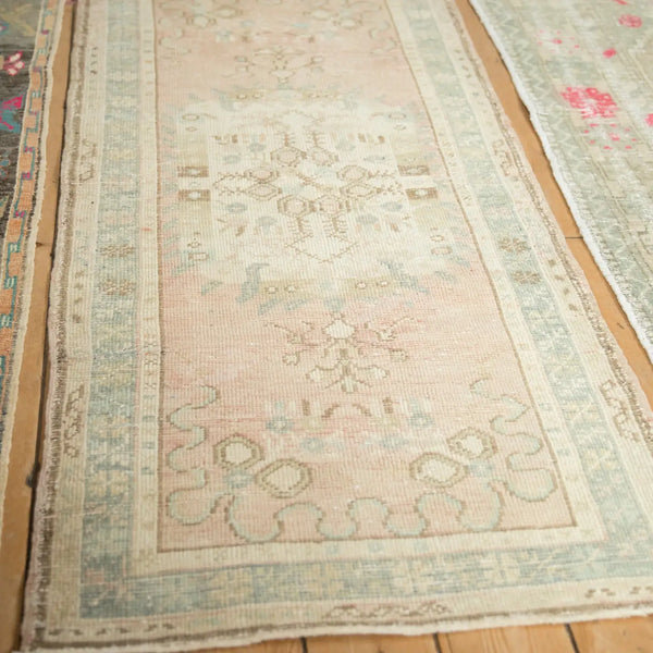 Vintage Distressed Oushak Rug Runner | 2.5 x 5.5