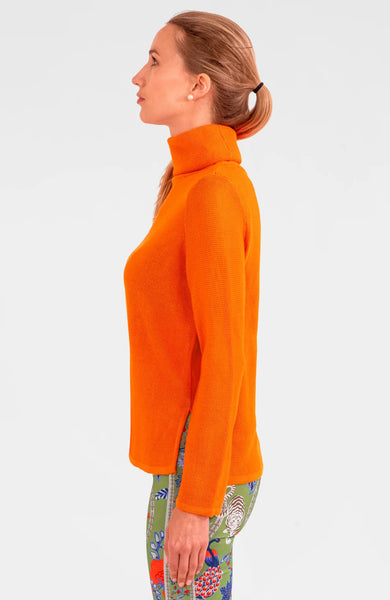 Knit Knit Turtleneck Sweater | Orange