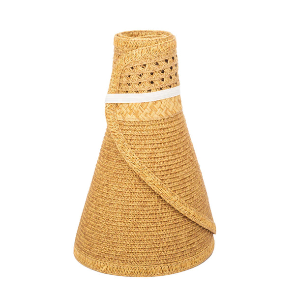 Everyday Full Coverage - Wide Brim Roll Up Visor | Toast