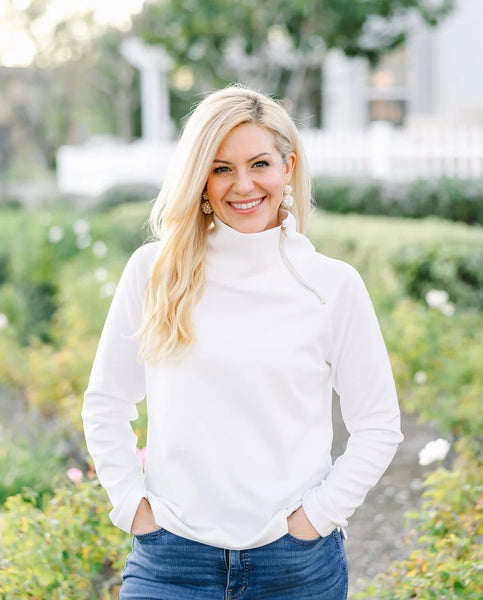 The Bowen Sweatshirt in SuperSoft White