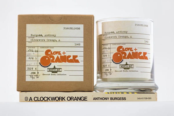 Clove + Orange Book Themed Candle