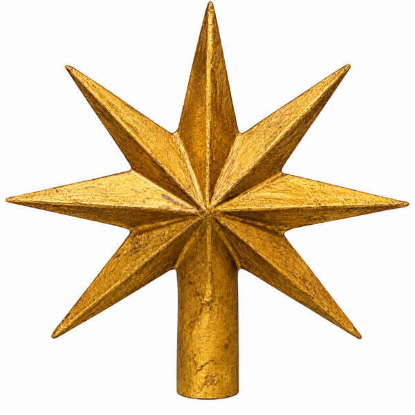 Tree Topper | Antiqued Gold