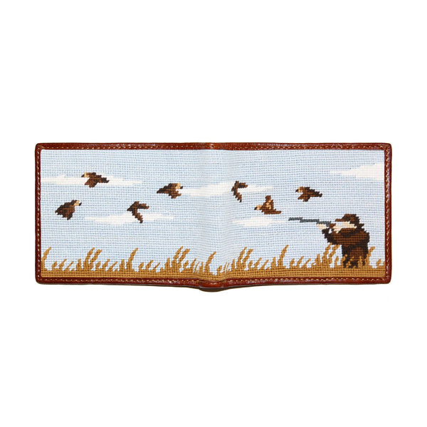 Upland Shoot Needlepoint Wallet