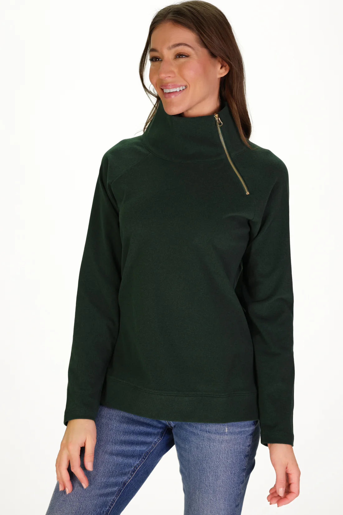 The Bowen Sweatshirt in SuperSoft Forest