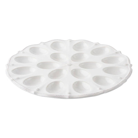Berry & Thread 13" Deviled Egg Platter - Whitewash