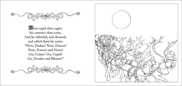 The Night Before Christmas Coloring Book: The Classic Edition