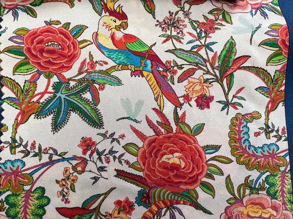 Garden Party Silk Scarf | White
