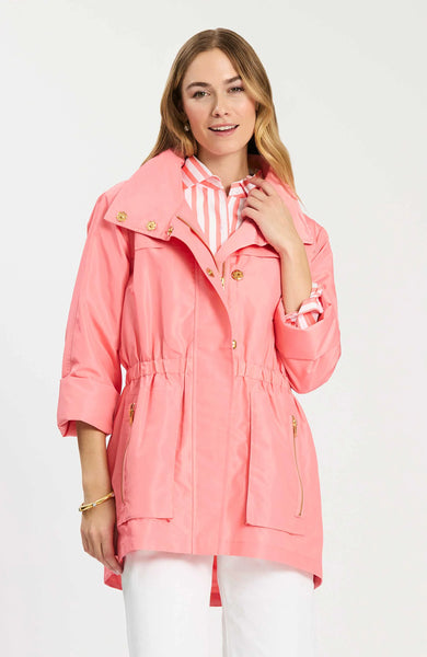 Newport Rain Slicker | Shell Pink