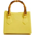 Jelly Tote with Bamboo Handles