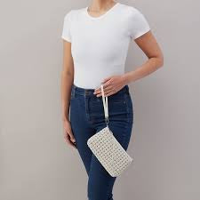Darcy Crossbody | Woven Leather | Whitecap
