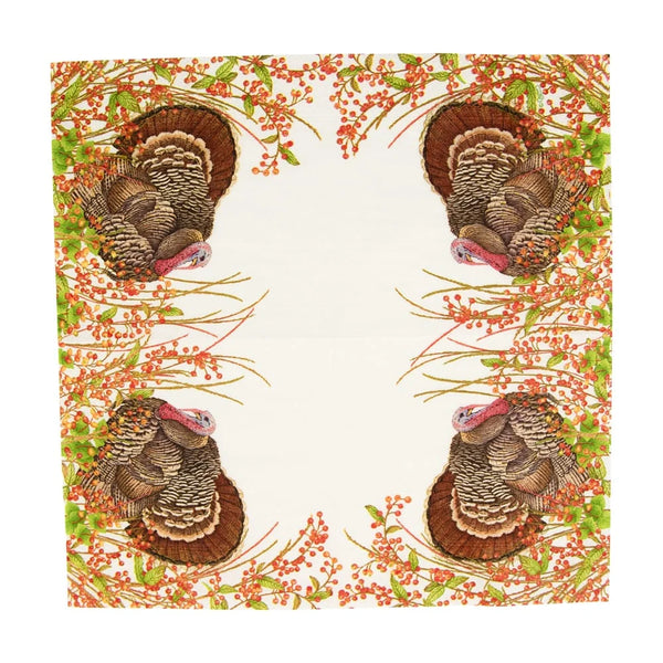Turkey and Berries Cocktail Napkins