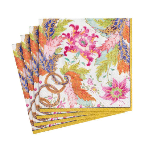 Tobacco Leaf Ivory Paper Cocktail Napkins