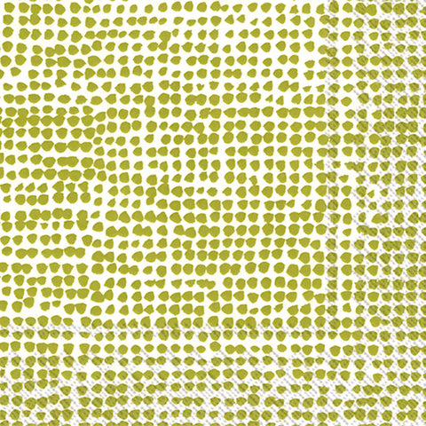 Orkanen White Green Cocktail Napkins