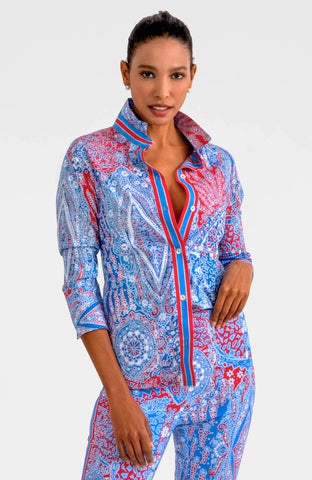 Boyfriend Shirt - Grand Bazaar Blues