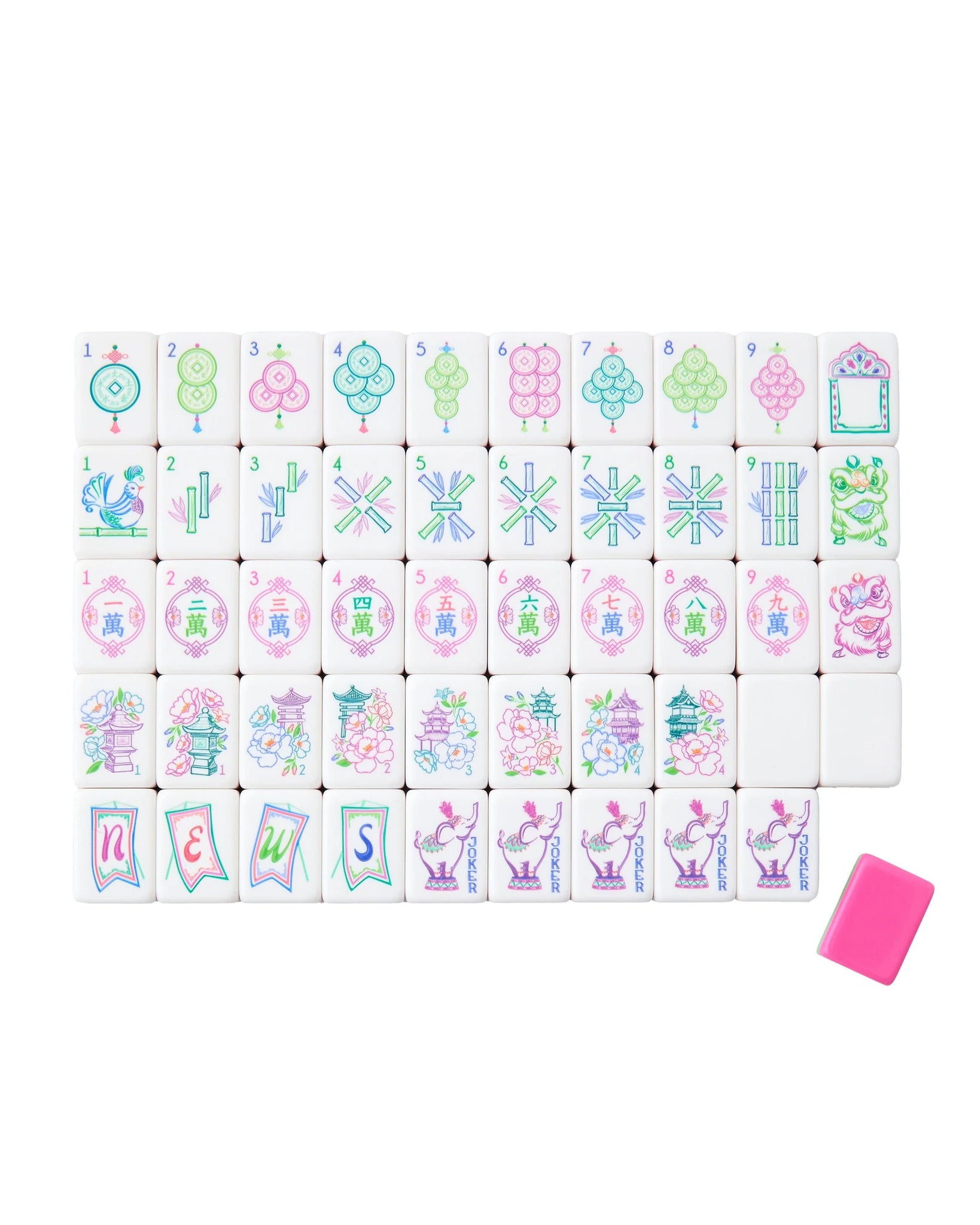 Amara Mahjong Tiles – The Polka-Dot Palm