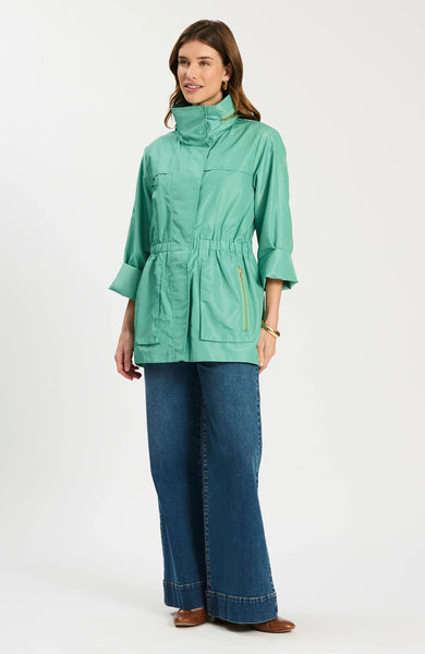 Newport Rain Slicker | Creme de Menthe