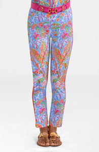 GripeLess Pull On Pant | VIntage Vines Periwinkle