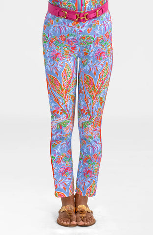 GripeLess Pull On Pant | VIntage Vines Periwinkle