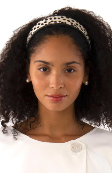 Dalmation Headband | Dal Black