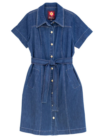 Alexa Dress | Indigo Denim