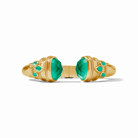 Cannes Cuff | Iridescent Emerald Green