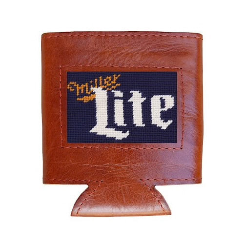Miller Lite Needlepoint Can Cooler