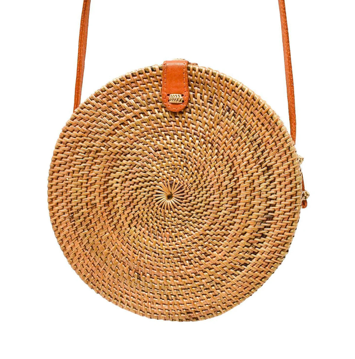 Camilla Round Rattan Bag - Natural