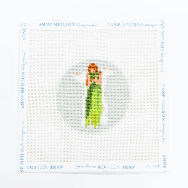 Green Angel Beginner Needlepoint Kit