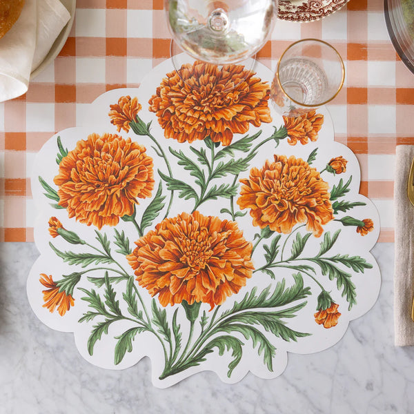 Die-cut Marigold Bouquet Placemat