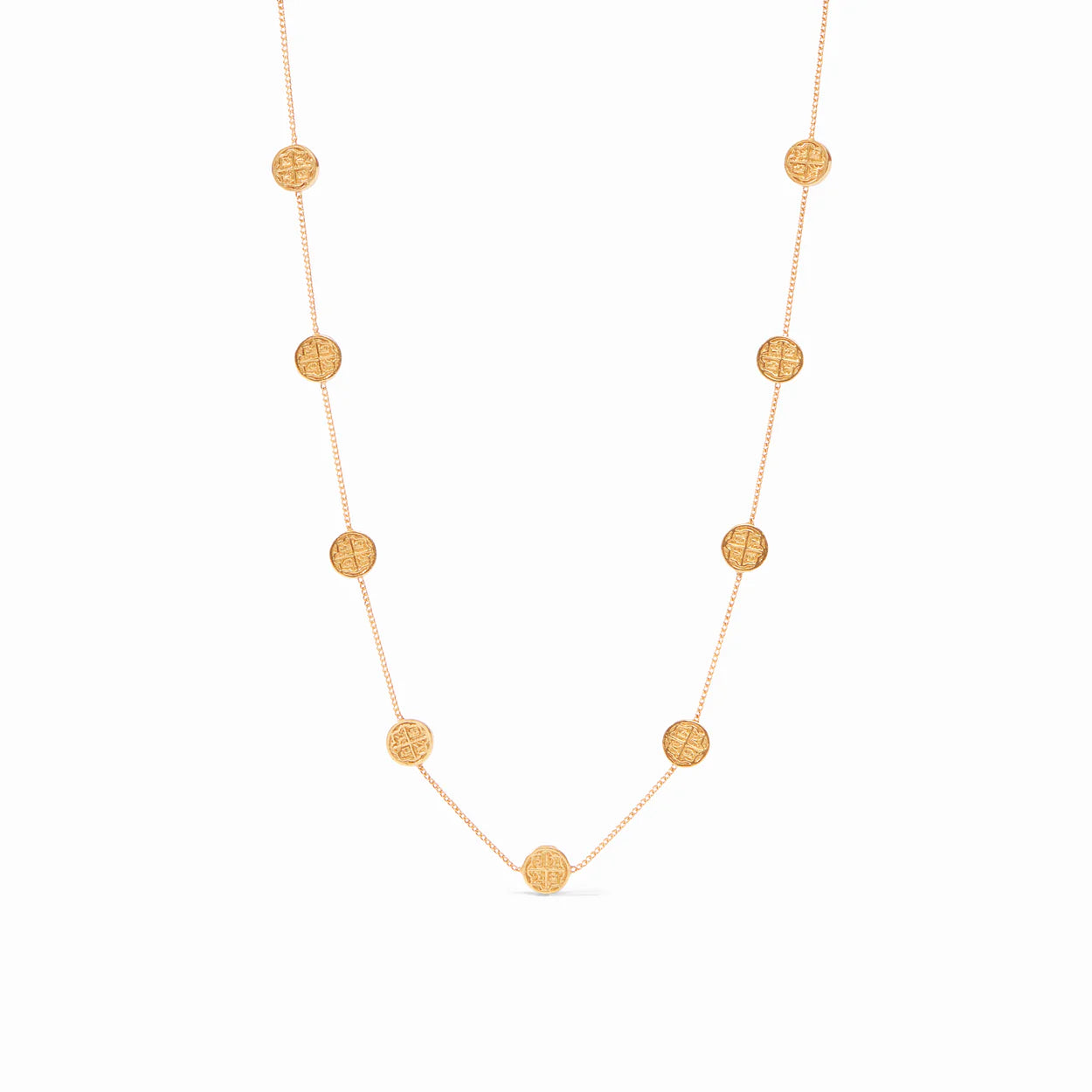 Valencia Delicate Station Necklace | Gold