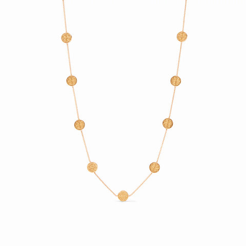 Valencia Delicate Station Necklace | Gold