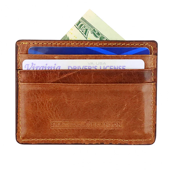 Fox Chase Needlepoint Card Wallet