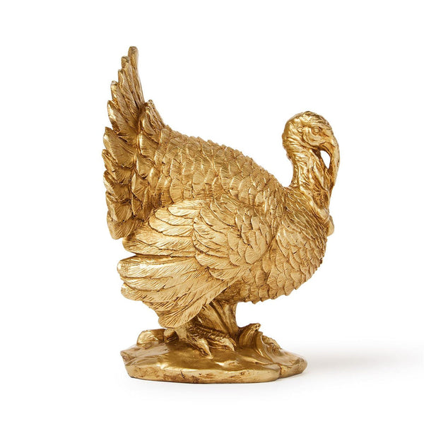 Golden Turkey Figurine