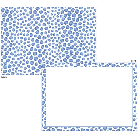 Just Spots Blue Correspondence Cards