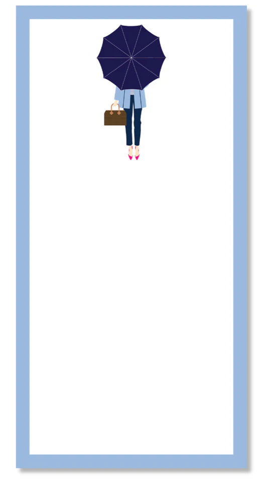 Girl with Pink Shoes Notepad