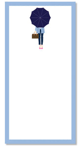 Girl with Pink Shoes Notepad