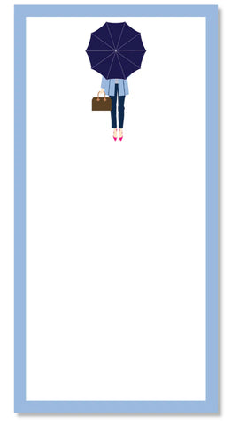 Girl with Pink Shoes Notepad